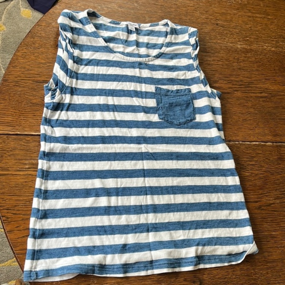 Splendid striped sleeveless top